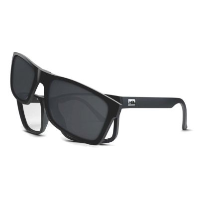 Armação Clip-On HB Switch 0426 Matte Black Polarized Gray