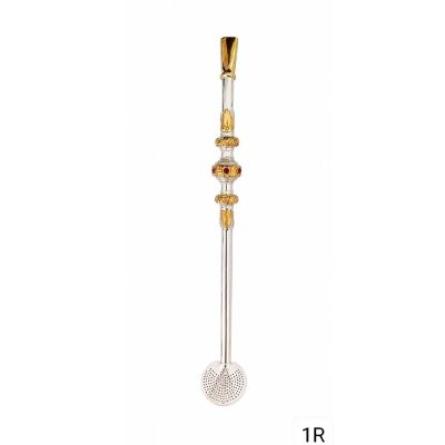 Bomba de Chimarrao Ouro e Prata Bomba 01R
