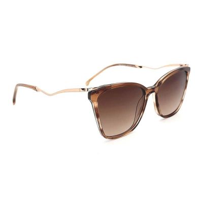 Óculos de Sol Hickmann HI9114B E01 Quadrado Feminino Marrom