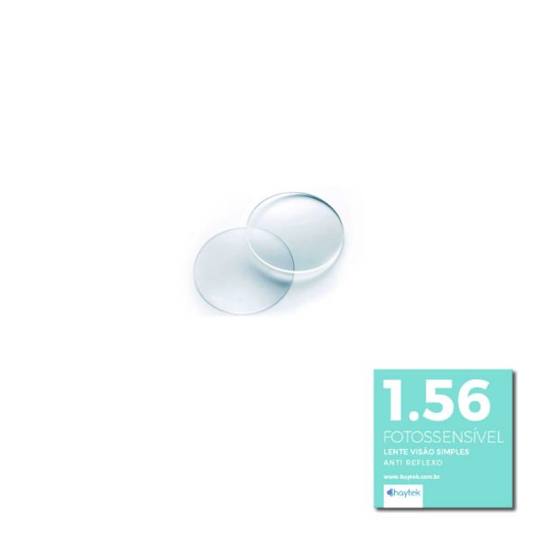LENTE VISAO SIMPLES FOTOCROMATICA 1.56 C/AR