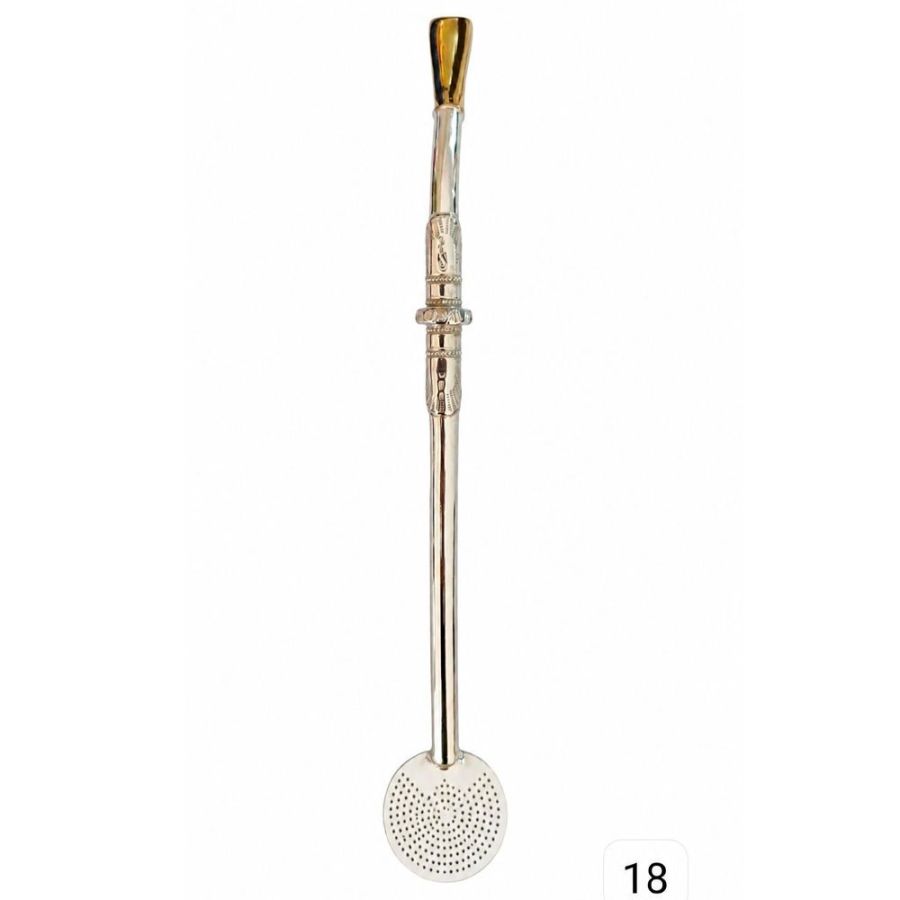 BOMBA DE CHIMARRAO OURO E PRATA BOMBA 18 S/P