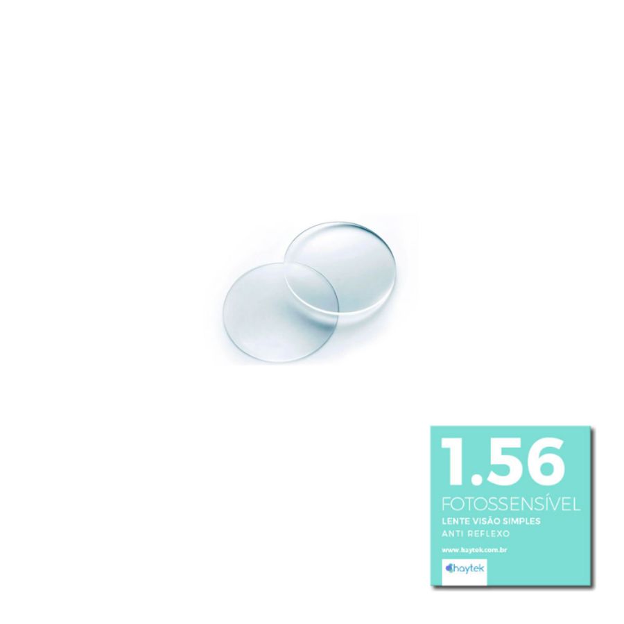 LENTE VISAO SIMPLES FOTOCROMATICA 1.56 C/AR