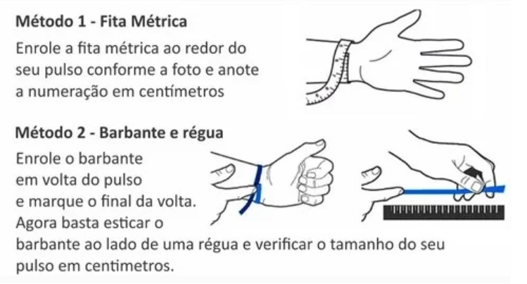 Qual o tamanho ideal de relógio para o seu pulso?